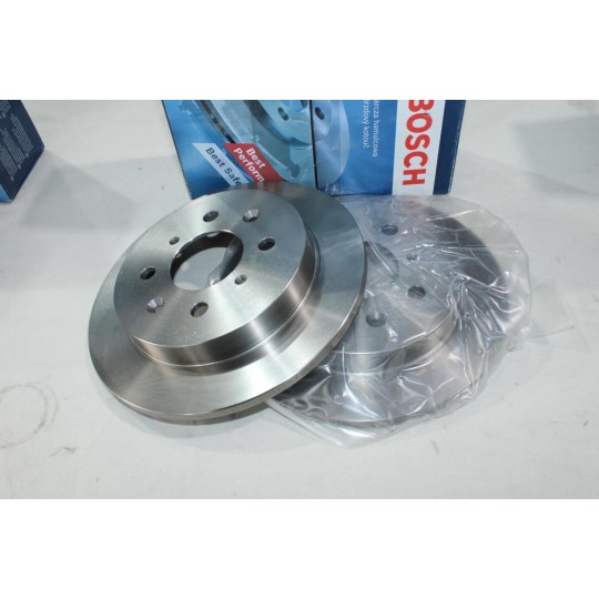 Jeu 2 disques de frein arrière plein 239mm diametre Bosch BD1570 0986479739 pour honda jazz GE GG GP ZA GK city GM 