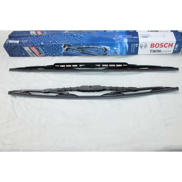 Jeu 2 balais essuie glace twin spoiler 600MM + 530MM Bosch 801S 3397001802 pour citroen C5 honda FRV HRV civic 9 10 IX X 