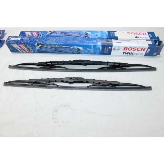 Jeu 2 balais essuie glace attache standard 530mm + 475mm Bosch 533S 3397118406 pour fiat lancia alfa romeo renault peugeot 