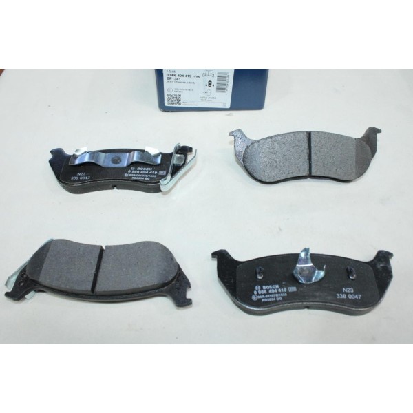 Lot 4 plaquettes de frein arriere montage kelsey hayes Bosch BP1341 0986494419 pour jeep cherokee 