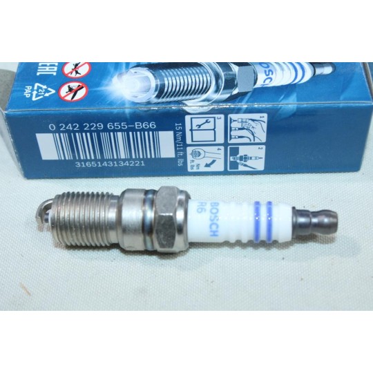 Jeu 4 bougies allumage Bosch HR8DC 7970 0242229655 pour mercedes 190 classe S SL G T1 T2 W201 W123 W124 W126 W461 W463 R107 