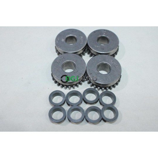 Kit 4 rouleaux pignon entrainement de fil à soudure Weldline W000050096 pour poste à souder MIG MAG 