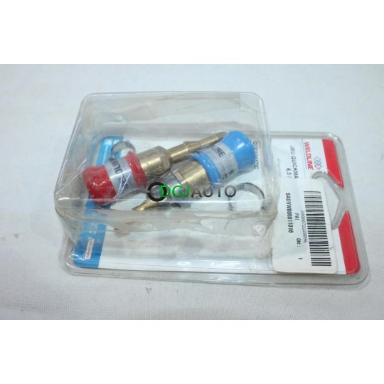 Blister 2 raccords rapide tuyau quickmatic II manometre Weldline W000011000 pour poste à souder 