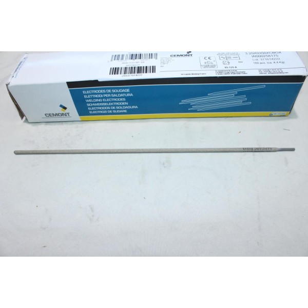 Boite 160 baguettes electrodes soudure Cemont W000258175 3.20 x 0350 x CBOX EN 2560-A 85-125A 