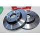 Jeu 2 disques de frein avant ventilé 276mm diametre TRW DF4345 pour mitsubishi lancer 5 V galant 6 7 8 VI VII VIII E30 E50 