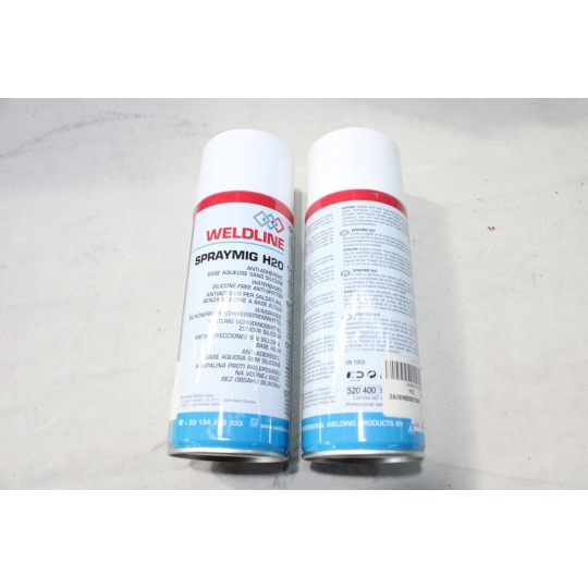 1 Spray aerosol spraymig H20 anti adherent base aqueuse sans silicone Weldline W000010001 