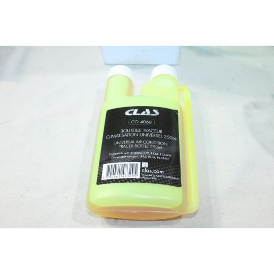 Bouteille flacon 250ml traceur climatisation universel (DLU 07/2027) Clas CO4068 