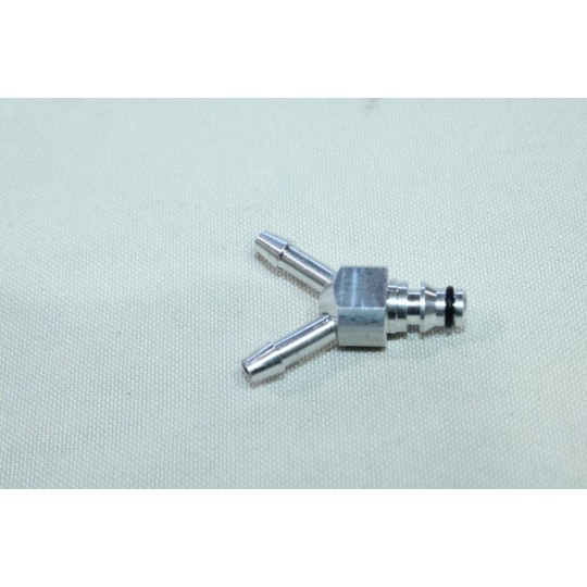 Raccord T durite tuyau retour carburant 2 voies C011506 