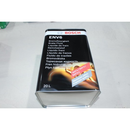 Bidon 20L DOT 3 DOT 4 DOT 5.1 liquide de frein ENV6 Bosch 1987479215 