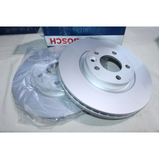 Lot 2 disques de frein avant ventilé 333mm diametre Bosch BD1026 0986479096 pour volkswagen transporter T5 