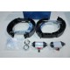 Kit frein arriere prémonté 203.2x38mm montage girling Bosch KS548 0204114548 pour peugeot 206 dont SW 