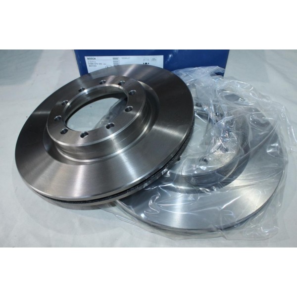 Lot 2 disques de frein avant ventilé 290mm diametre Bosch BD1193 0986479343 pour renault master 2 II mascott 