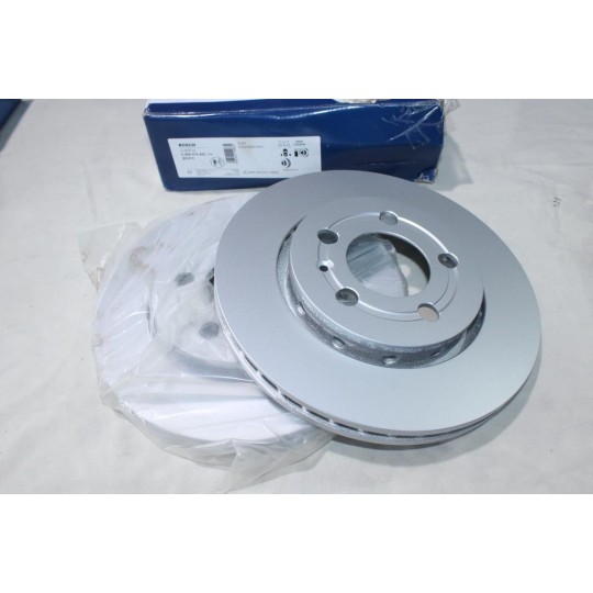 Lot 2 disques de frein avant ventilé 256mm diametre Bosch BD410 0986478482 pour audi A3 TT seat toledo 2 II leon 1 skoda 