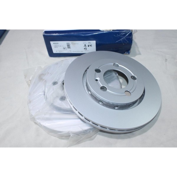 Lot 2 disques de frein avant ventilé 256mm diametre Bosch BD410 0986478482 pour audi A3 TT seat toledo 2 II leon 1 skoda 