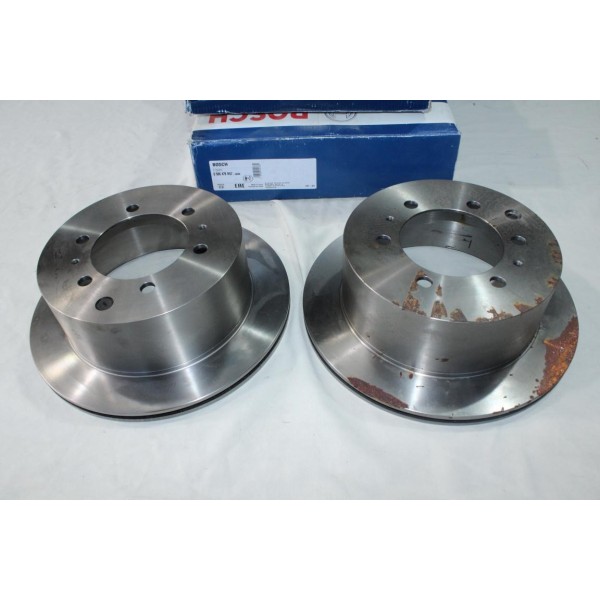 Lot 2 disques de frein arriere ventilé 312mm diametre Bosch BD1792 0986479R57 pour toyota land cruiser 80 land cruiser prado 70 