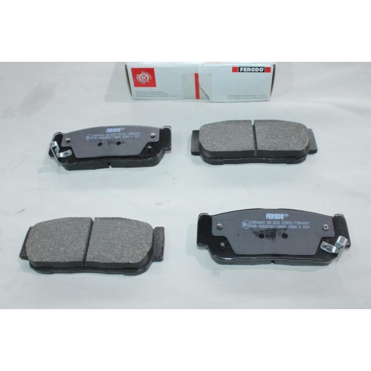 Jeu 4 plaquettes de frein arriere montage mando Ferodo FDB4000 pour kia sorento 1 hyundai sonata XG santa fe getz tucson 