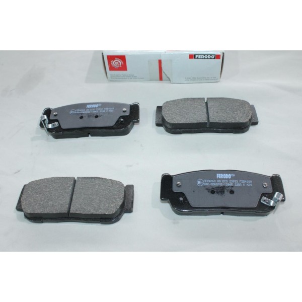 Jeu 4 plaquettes de frein arriere montage mando Ferodo FDB4000 pour kia sorento 1 hyundai sonata XG santa fe getz tucson 