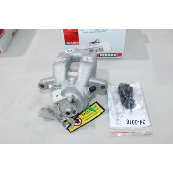 Etrier de frein arriere gauche reconditionné à neuf montage lucas Ferodo FCL694167 pour citroen C4 DS4 peugeot 307 308 