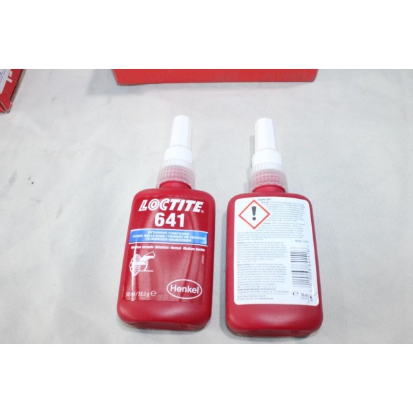 1 Flacon 50ml Loctite 641 pour collage de pièces cylindriques (DLU dépassé 2019 sans réclamation) 