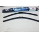 Jeu 2 balais essuie glace souple 600mm + 575mm aerotwin Bosch A955S 3397118955 pour BMW serie 5 6 E60 E61 E63 E64 alpina B5 B6 