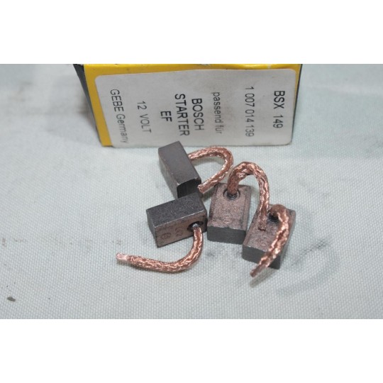 Jeu 4 charbons porte balais demarreur Gebe BSX149 1007014139 pour audi 80 100 citroen BX C15 visa ford granada sierra escort 