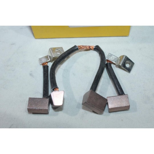 Jeu 4 charbons porte balais demarreur Gebe PSX129 92878G pour audi A3 citroen ID CX DS C15 ami axel C35 peugeot 205 309 renault 