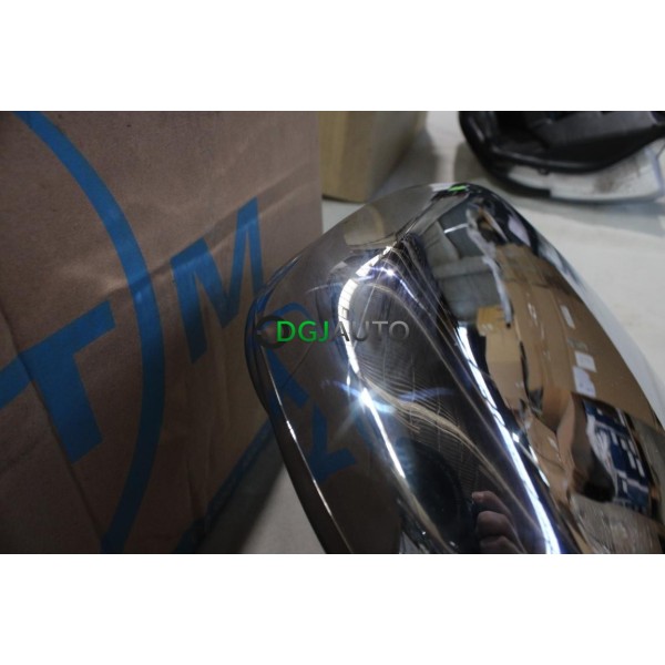 Retroviseur electrique avant gauche coque chrome (rayures) YTM YT7239CE* pour mitsubishi L200 de 1998 à 2005