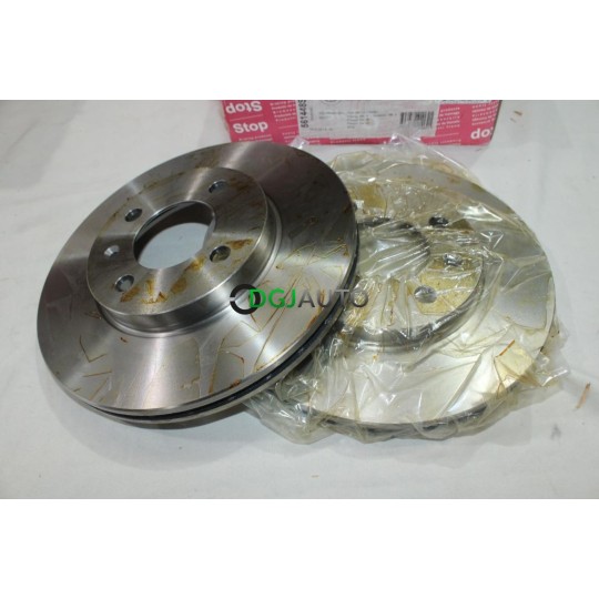 Jeu 2 disques de frein avant ventilé 256mm diametre Stop 561448S pour seat cordoba 1 inca arosa ibiza 2 II toledo 1 volkswagen 