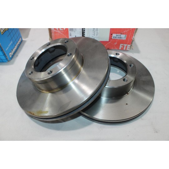 Jeu 2 disques de frein avant ventilé 278mm diametre FTE BDM6277.10 D916 pour renault master 1 