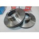 Jeu 2 disques de frein avant ventilé 278mm diametre FTE BDM6277.10 D916 pour renault master 1 