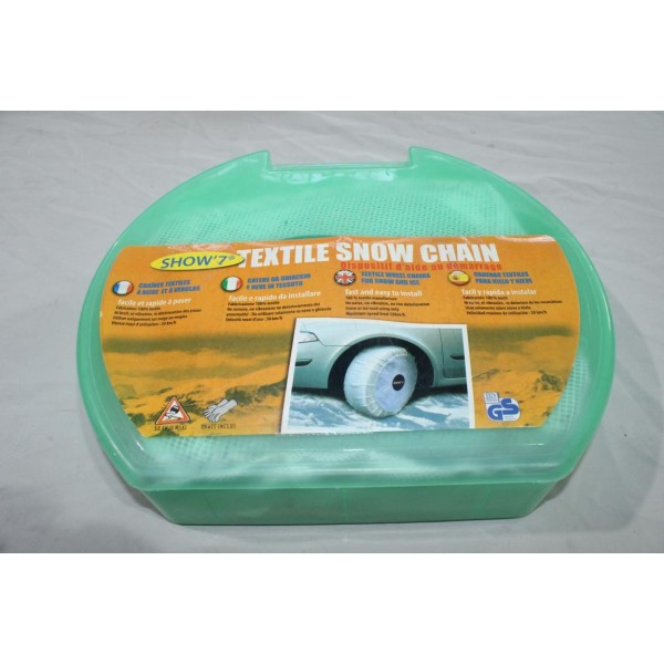 Jeu 2 chaussettes neige Show7 S80 pour pneu roue jante 245/50/18 225/60/17 245/55/17 195/75/16 215/70/16 225/65/16 245/60/16 