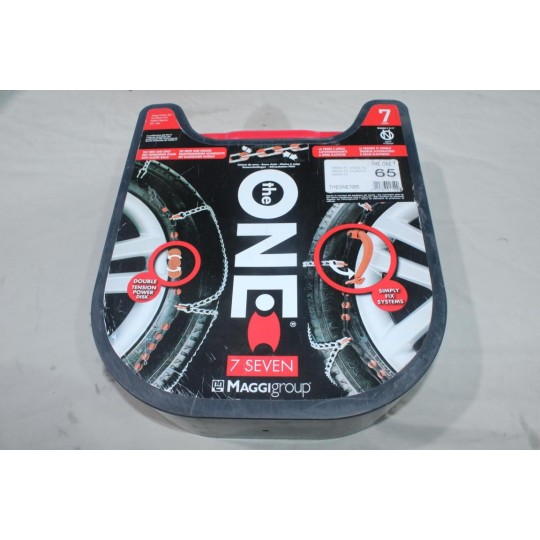 Jeu 2 chaines neige Maggi group N°65 7MM one 7 pour roue pneu jante 185/60/15 195/55/15 205/50/15 175/60/16 215/40/16 185 60 15 