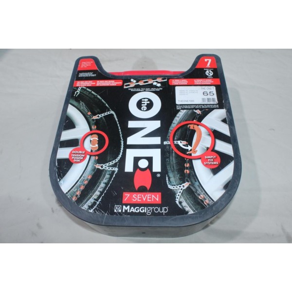 Jeu 2 chaines neige Maggi group N°65 7MM one 7 pour roue pneu jante 185/60/15 195/55/15 205/50/15 175/60/16 215/40/16 185 60 15 