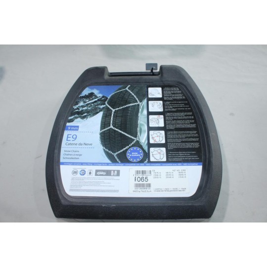 Jeu 2 chaines neige Thule E9 N°065 pour pneu roue jante 175/75/14 185/70/14 185/60/15 175/60/16 205/55/14 195/55/15 205/50/15 