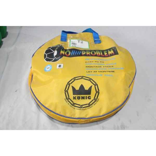 Jeu 2 chaines neige Konig °275 T2 pour pneu roue jante 265/70/19.5 265 70 19.5 