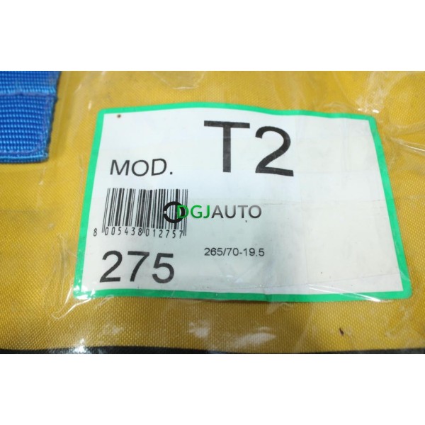 Jeu 2 chaines neige Konig °275 T2 pour pneu roue jante 265/70/19.5 265 70 19.5