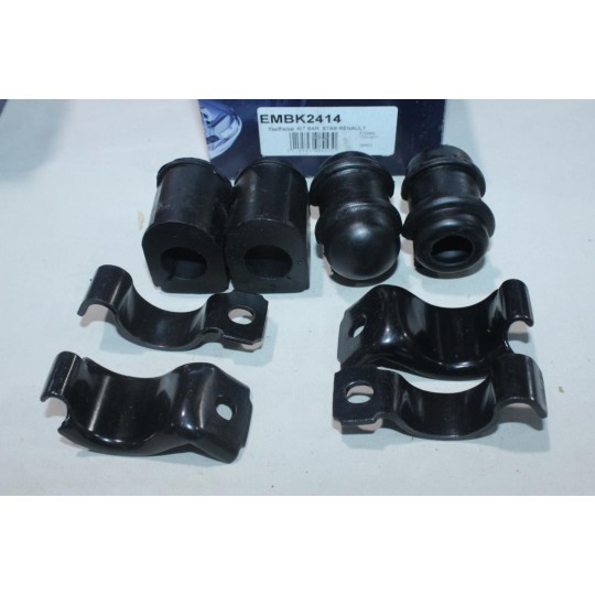 Kit 4 silents blocs avec 4 etriers support fixation de barre stabilisatrice Quinton Hazell EMBK2414 pour renault clio 1 