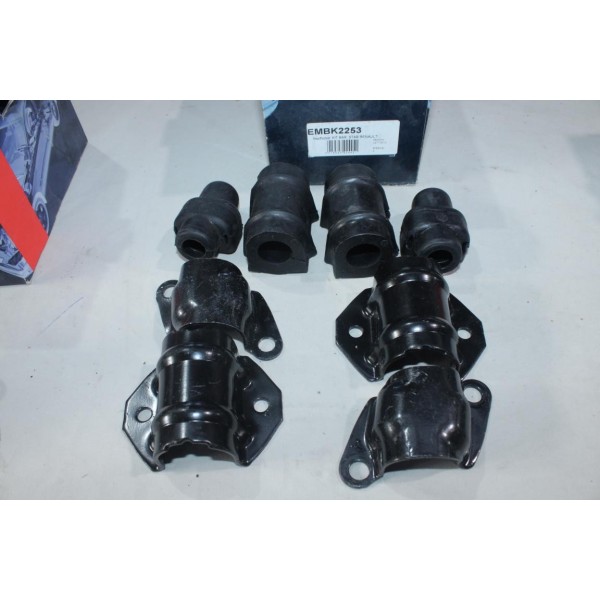 Kit 4 silents bloc + etrier support fixation barre stabilisatrice Quinton Hazell EMBK2253 pour renault 21 R21 