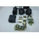 Kit 4 silents bloc + 4 etriers de barre stabilisatrice Quinton Hazell EMBK2413 pour renault clio 1 