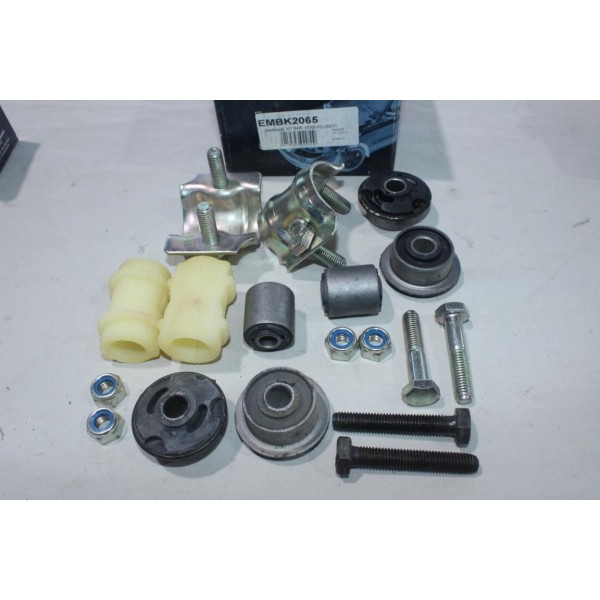 Kit 8 silents bloc + 2 etriers + vis de barre stabilisatrice Quinton Hazell EMBK2065 pour peugeot 205 