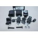 Kit 4 silents bloc + 2 etriers + vis de barre stabilisatrice Quinton Hazell EMBK3062 pour renault clio 2 II 