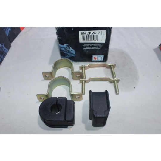 Kit 2 silents bloc + 4 etriers de barre stabilisatrice Quinton Hazell EMBK2417 pour renault espace 1 2 I II 