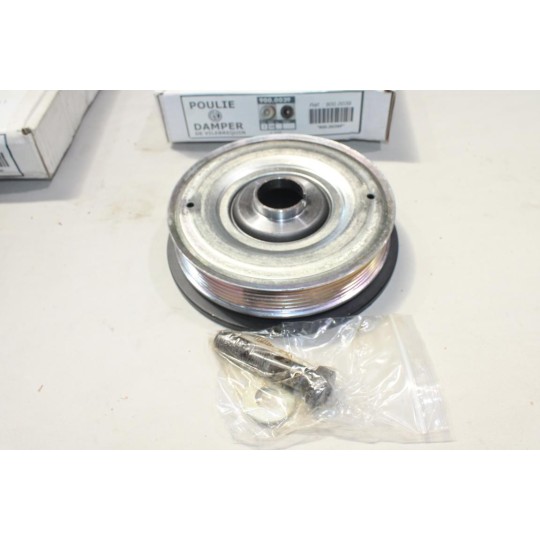 Poulie damper vilebrequin 166mm diametre 6 gorges Chaussende 900.0039 pour renault espace 3 4 III IV avantime laguna 2 II vel 