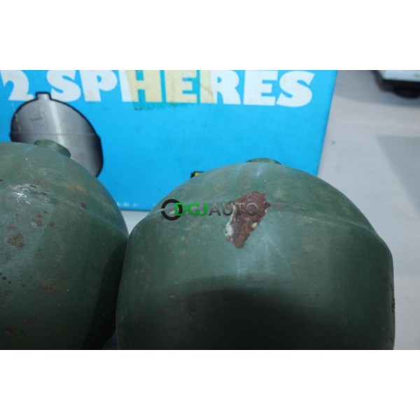 Jeu 2 spheres arrière 30 bar suspension hydraulique (OXYDATION sans reclamation) Dasilva S296* pour citroen XM