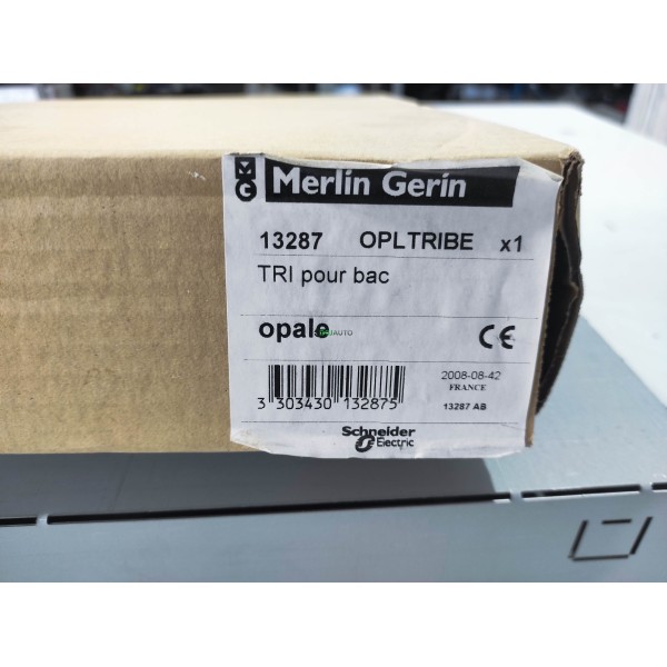 Tri pour bac cadre encastrement Merlin Gerin 13287 Opltribe pour système opale