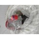 Corde blanche avec crochet PP 20 mm 25 m Talamex 390402