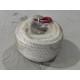 Corde blanche avec crochet PP 20 mm 25 m Talamex 390402