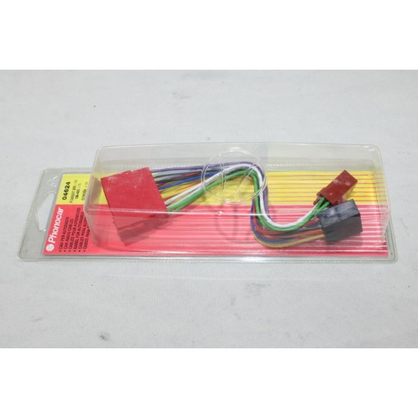 Cable faisceau electrique branchement poste radio autoradio Phonocar 04624 pour citroen saxo xantia XM xsara ZX peugeot 106 205 