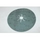 Boite 25 disques abrasifs poncage fibre corindon 180x22mm diametre P80 SIA Blue Line T6408.0080.6 