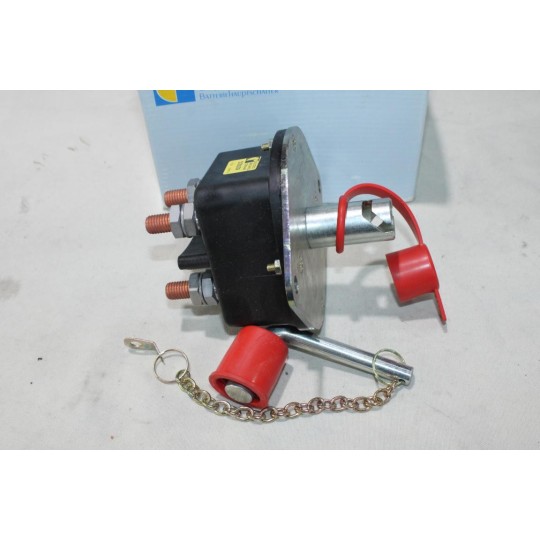 Coupe circuit coupe batterie 48V 250A IP66 120mm Robert Lye 332108 pour poids lourd engin agricole chantier DAF F 
